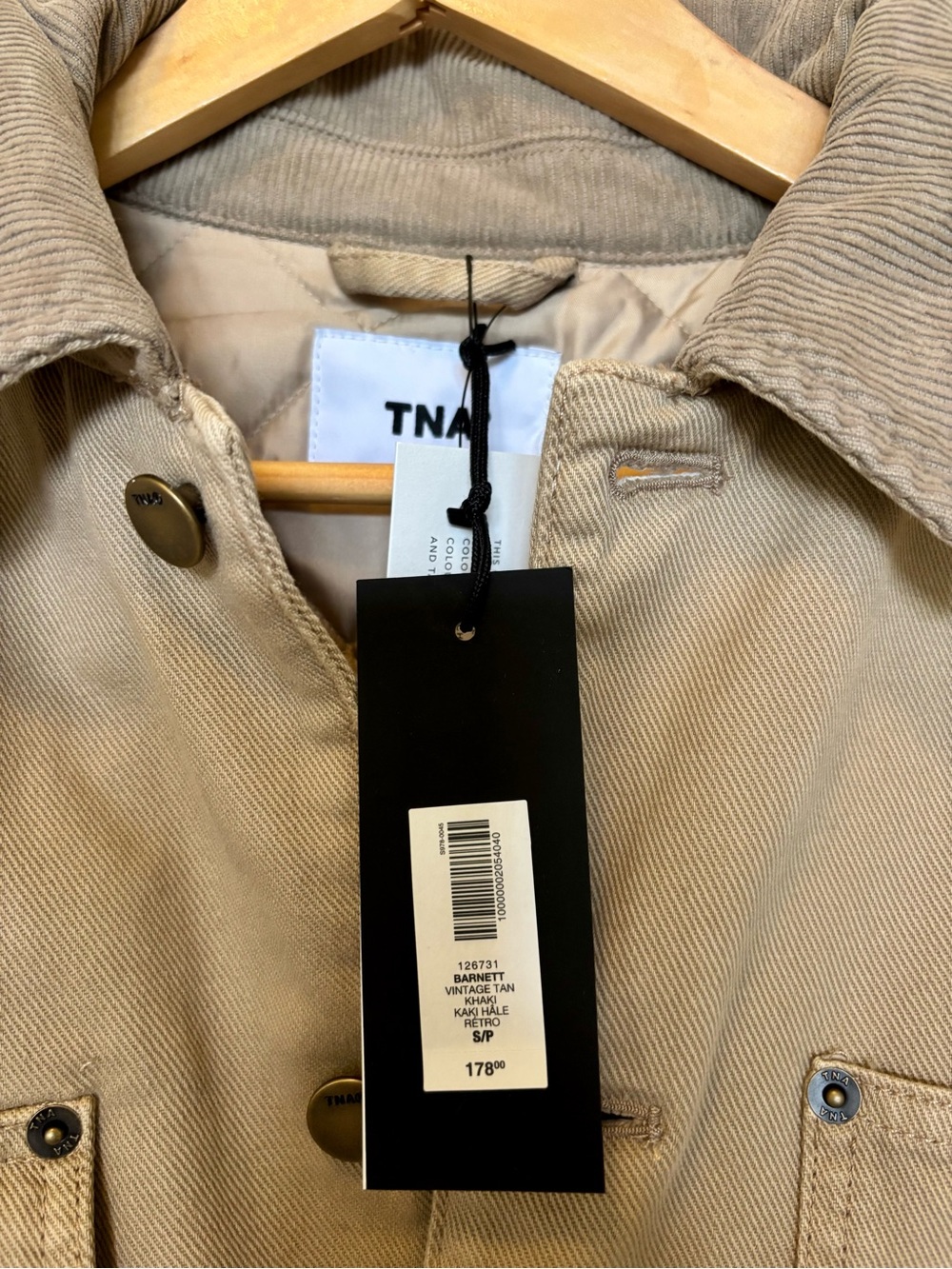 BNWT Aritzia TNA Barnett Chore Jacket - S - Picture 4 of 4